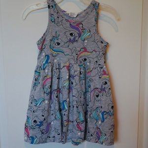 H & M unicorn toddler dress